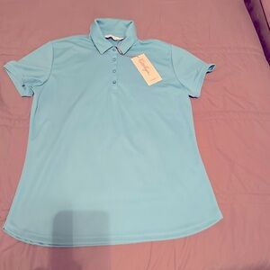 Walter Hagen Blue Polo Shirt Women’s NWT Medium